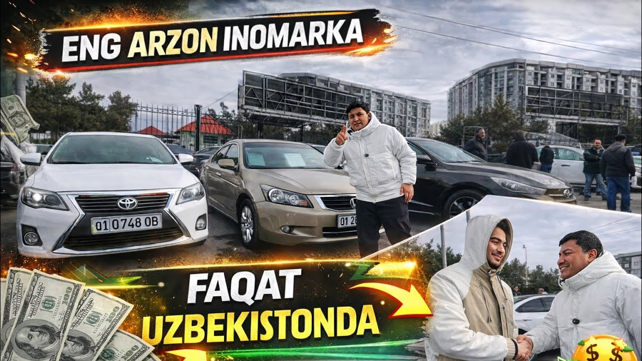 Sergeli mashina bozoridagi eng arzon inomarkalar 