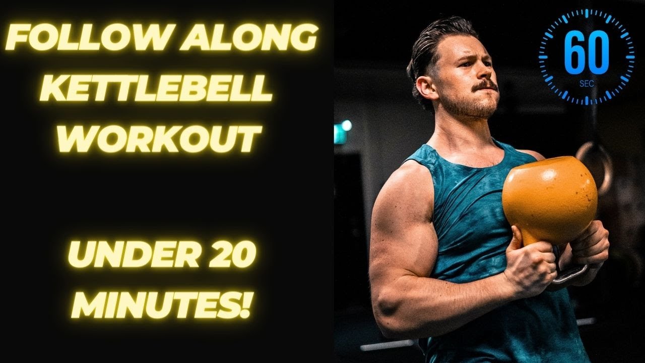 Beginner Kettlebell Workout Full Follow Along (Under 20 Min.) YouTube