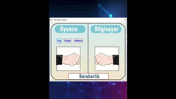 Taş Kağıt Makas Oyunu