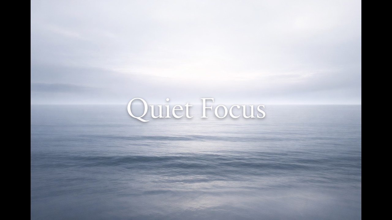 Slow Ambient Piano | Quiet Focus | Space & Silence