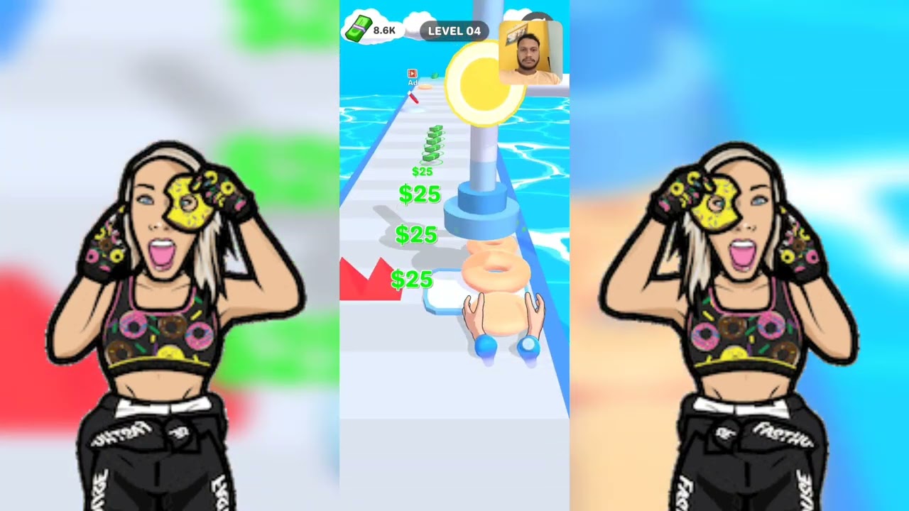🍩 Donut Stack Level 1 To 5 Gameplay Walkthrough Online Gameplay Call Me Legend Aakash