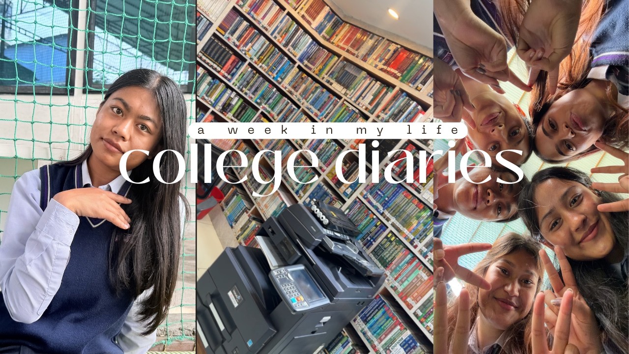 “A week in My college Life in Nepal”🙂| spend the week with me +more  📕 🪻