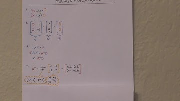 Matrices Video Project