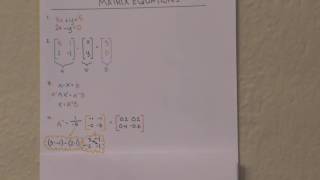 Matrices Video Project