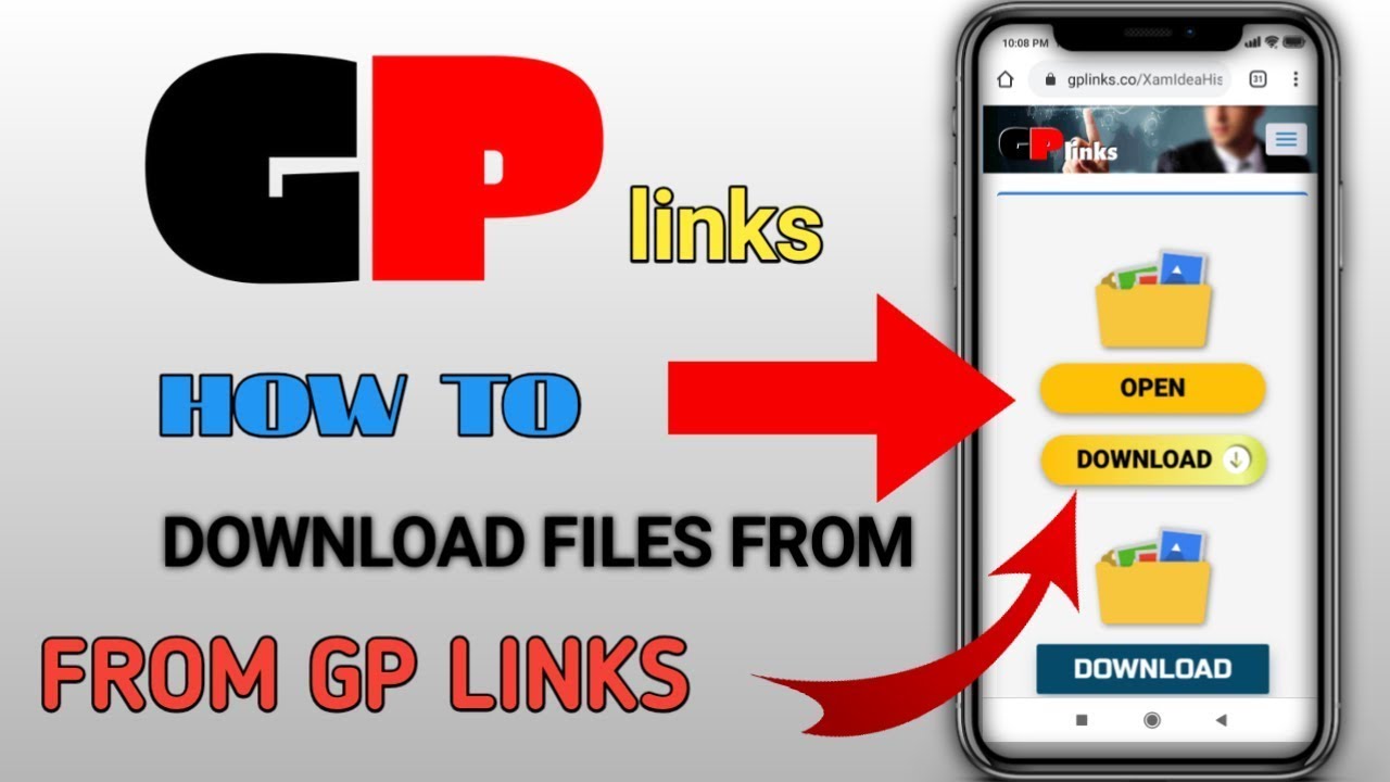 GP links se File Download kaise kare |  how to download file from gp links | HOW TO OPEN MY LINK