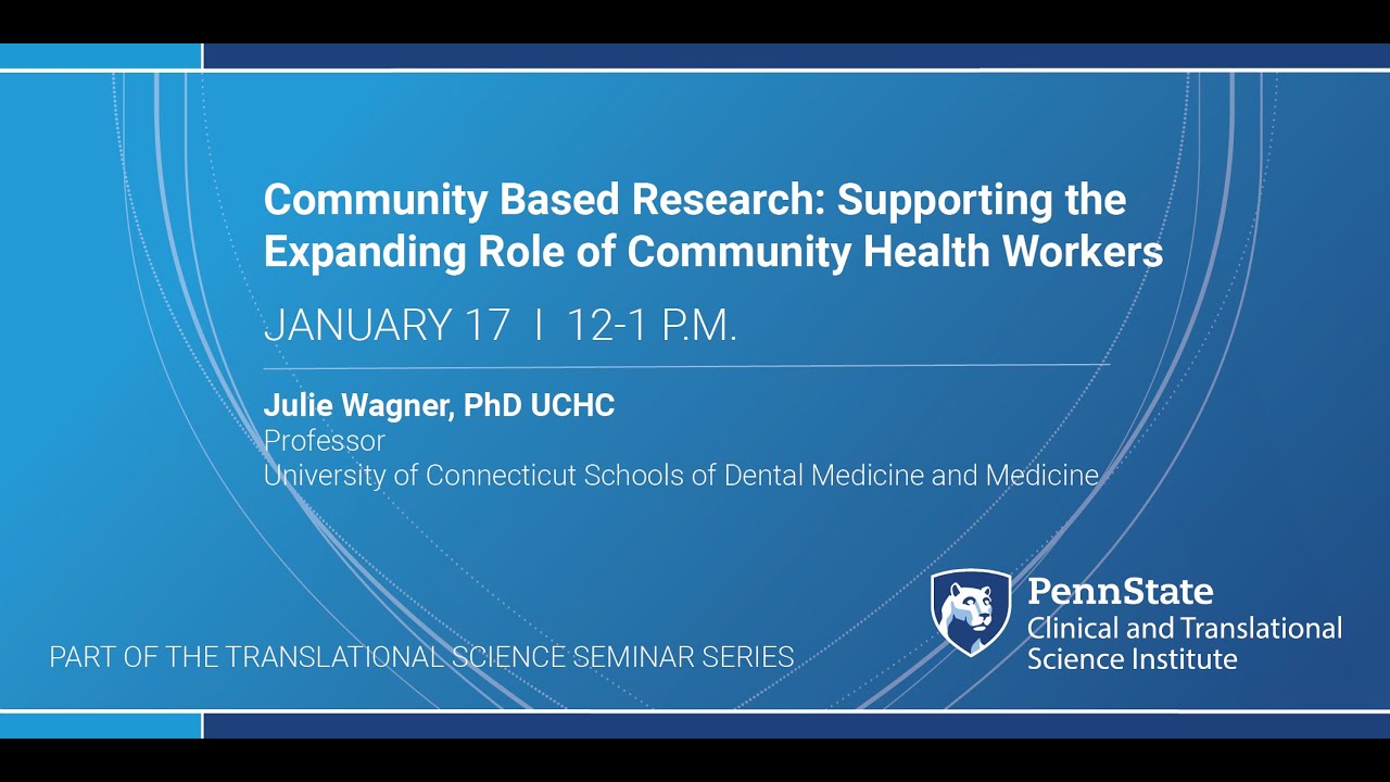 Community Based Research: Supporting the Expanding Role of Community Health Workers
