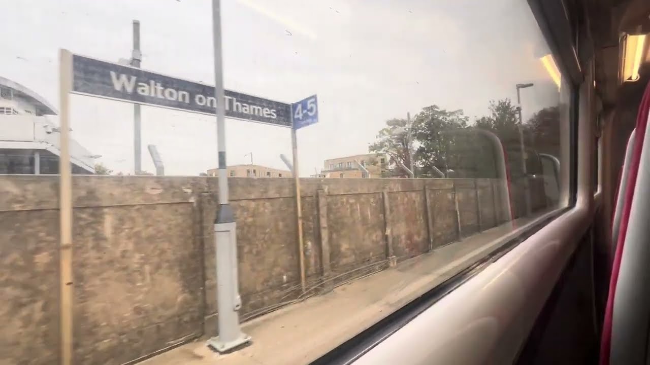 (full journey) South Western Railway class 455 (455 738) from Woking to London Waterloo