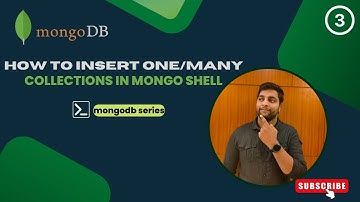 How To Insert One/Many Collections In #mongoshell | How To Insert Collections In MongoDB #mongodb