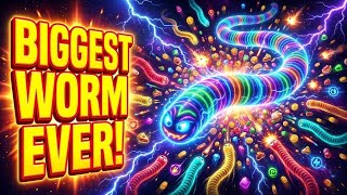 🔥 Giant Worm Survival Challenge! | Worms Zone Gameplay – Epic Comeback & Biggest Worm Ever!