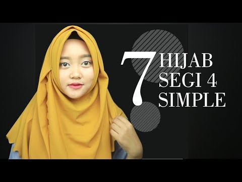 Tutorial Hijab Segi Empat Menutup Dada Ala Ria Ricis