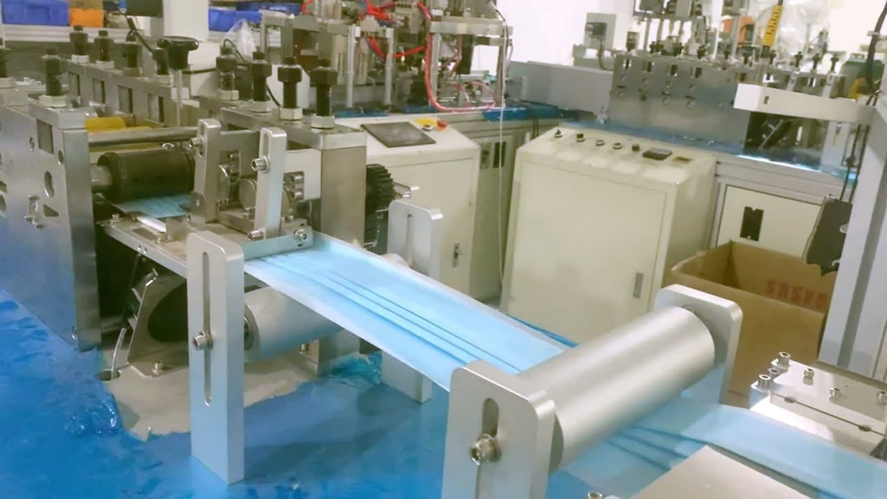 Inner type face masks making production machine fully automatic mask line