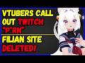 Vtubers Call out twitch for Prn, Filian website DELETED, Vtubers Channels struck down!