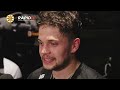 Kuraly, Eyssimont, Jeannot, and Blumel talk following Day 2 of Camp