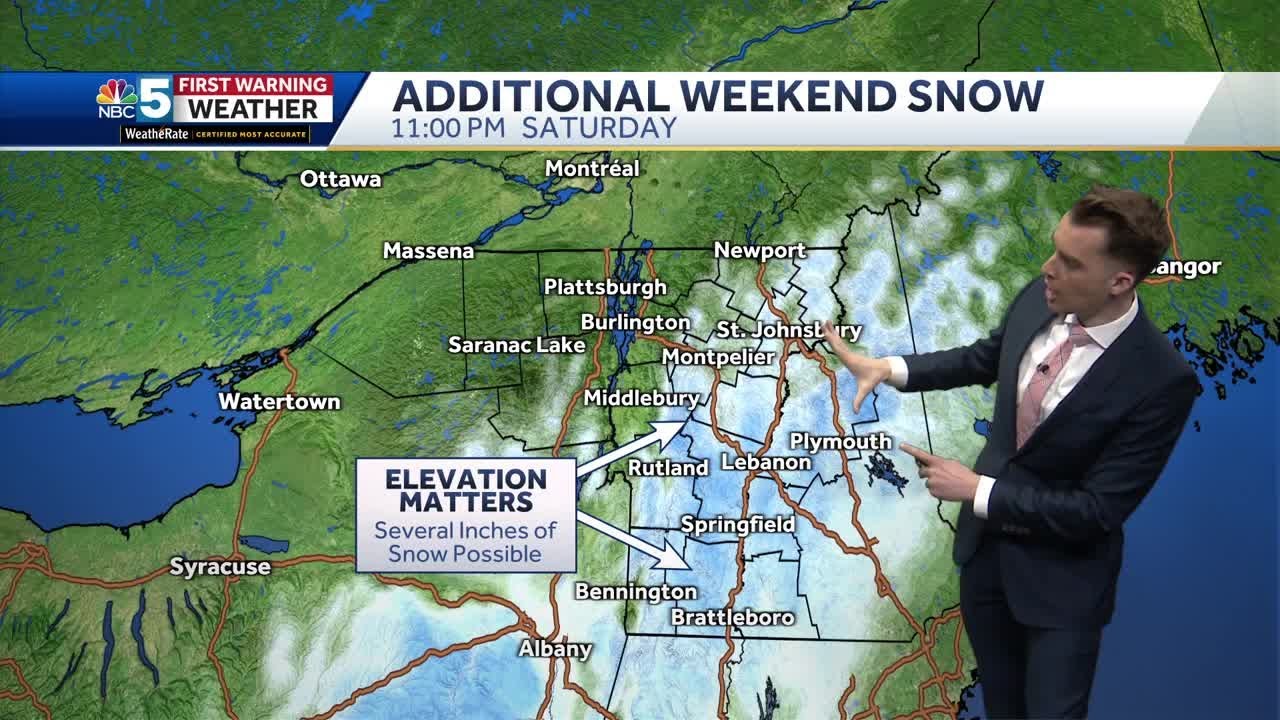 Rain and some wet snow coming to Vermont (4-10-25) - YouTube