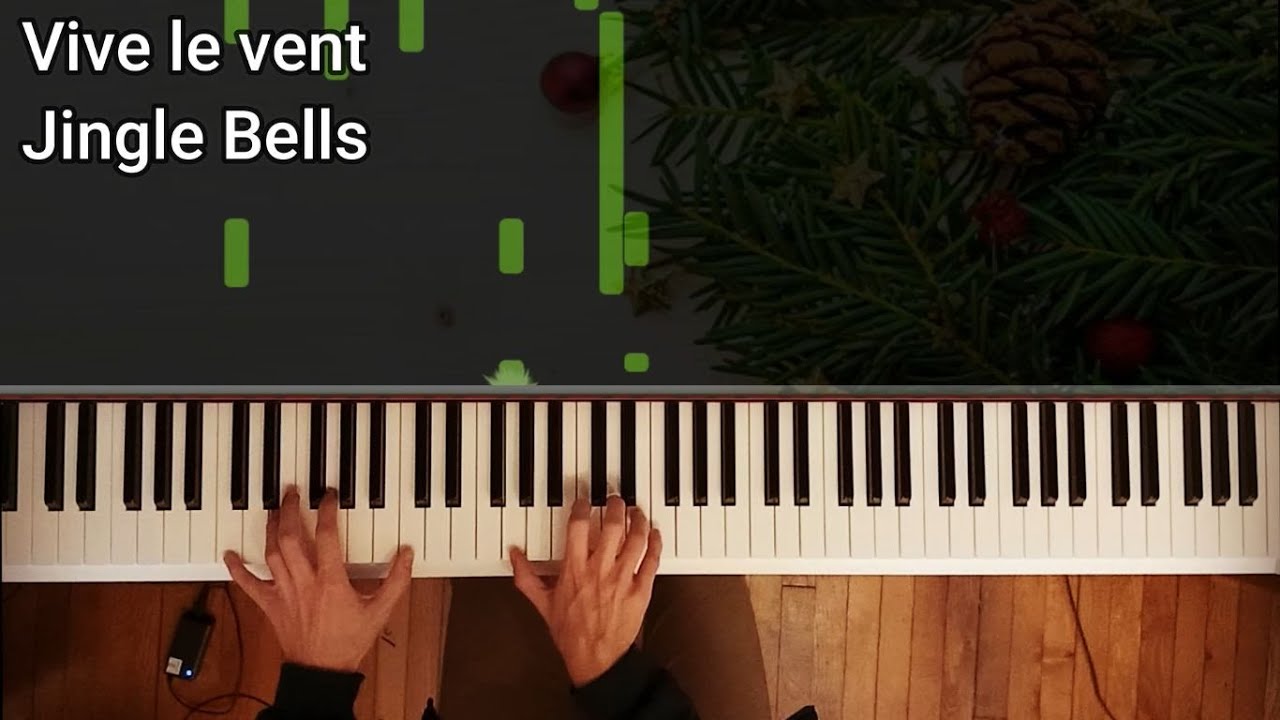 Vive le vent / Jingle bells - piano - YouTube