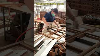 The nail gun lady nails things super fast.In furniture making, three parts rely on products #design