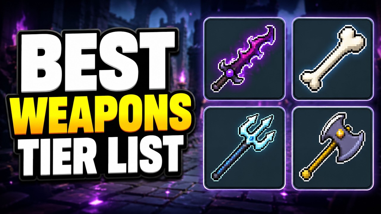 Souls Crossover X weapons tier list video thumbnail