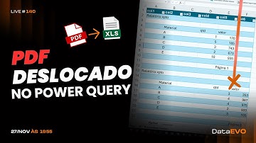 PDF DESLOCADO POWER QUERY [ LIVE 140 ]