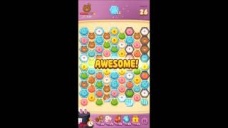 LINE POPショコラ　LEVEL 87　金メダル　×1.5　Gold Medal　LINE POP Chocolat