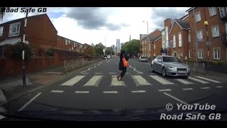 UK Dash Cam - Hit & Run on cyclist, impatient drivers and close calls.