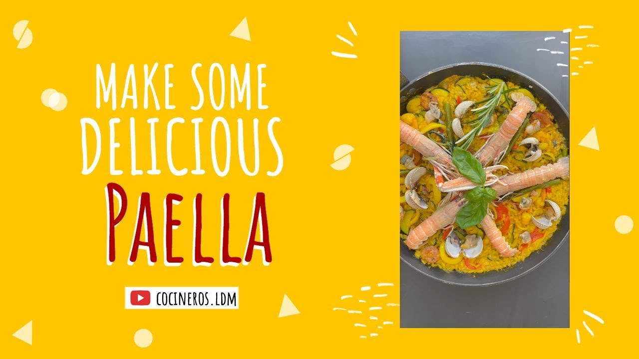 Paella De Mariscos Española YouTube