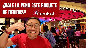 ¿Cuánto cuesta la propina por las bebidas en un crucero Carnival?