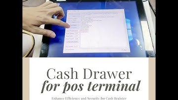 Cash Register Open Function for Smart All in one POS Terminals