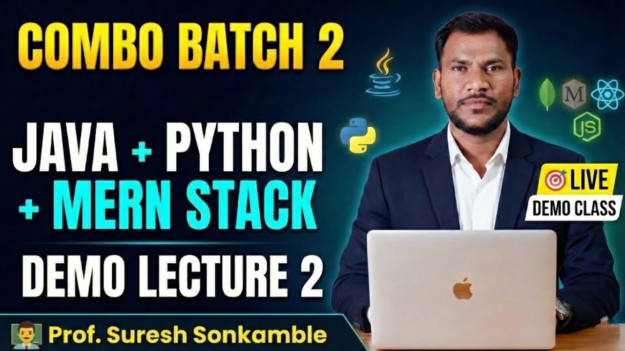Demo Lec.02 | Combo Batch: Java | Python | MERN Stack |