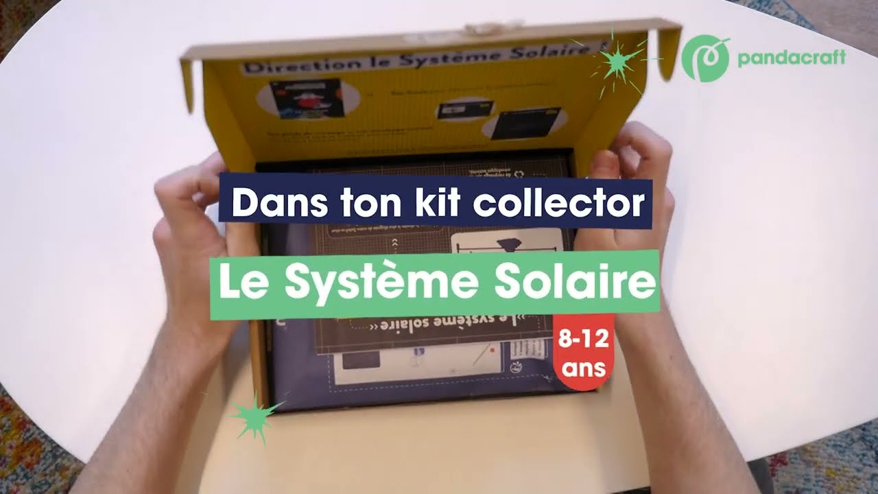 Kit éducatif Explore Le Système Solaire 3-7 ans, Pandacraft