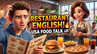 How Americans Order Food at Restaurants πΊπΈ | Real English Listening Practice