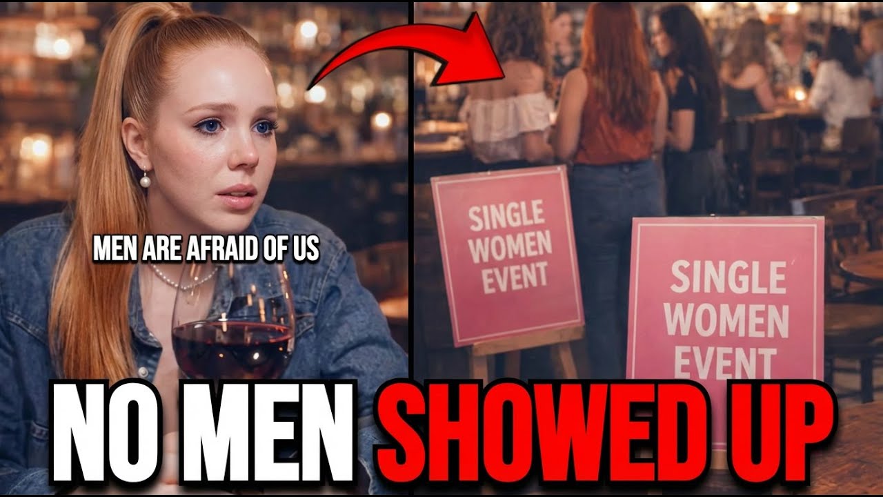 "We Have A LOT Of Women And Not Many Men..." Singles Event Host Afraid No Men Will Show Up.