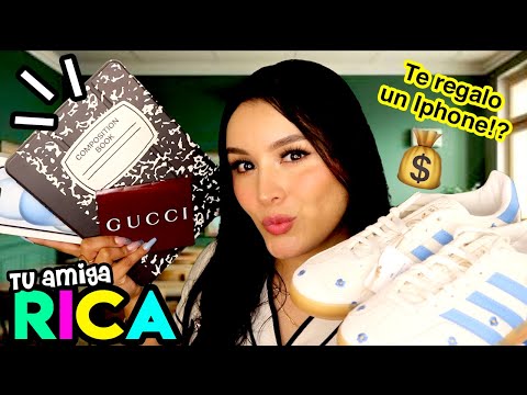 Tu 💰 AMIGA RICA te MIMA con muchos REGALOS 🎁 en un día TRISTE I Ges ASMR