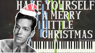 Hugh Martin - Have Yourself A Merry Little Christmas (Solo Jazz Piano Synthesia) [Christmas Jazz 🎅]