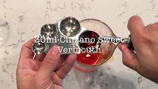 Breakfast Negroni cocktail recipe from andypearsondrinks.com.