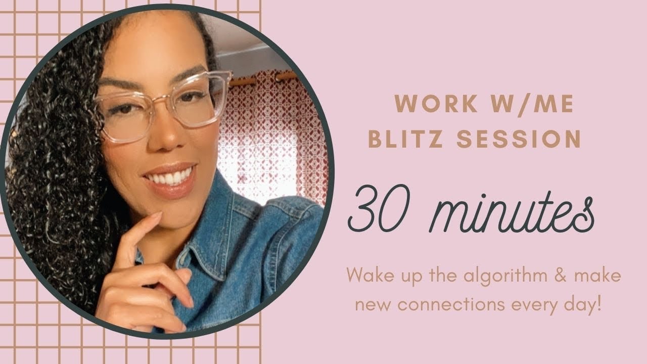 Work w/ Me Blitz Session! Wake up the 