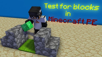 How to use /testforblock in Minecraft || Minecraft Bedrock | Pocket Edition