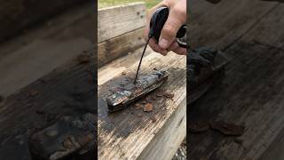 rusted pocket knife 🔪 subscribe for more videos