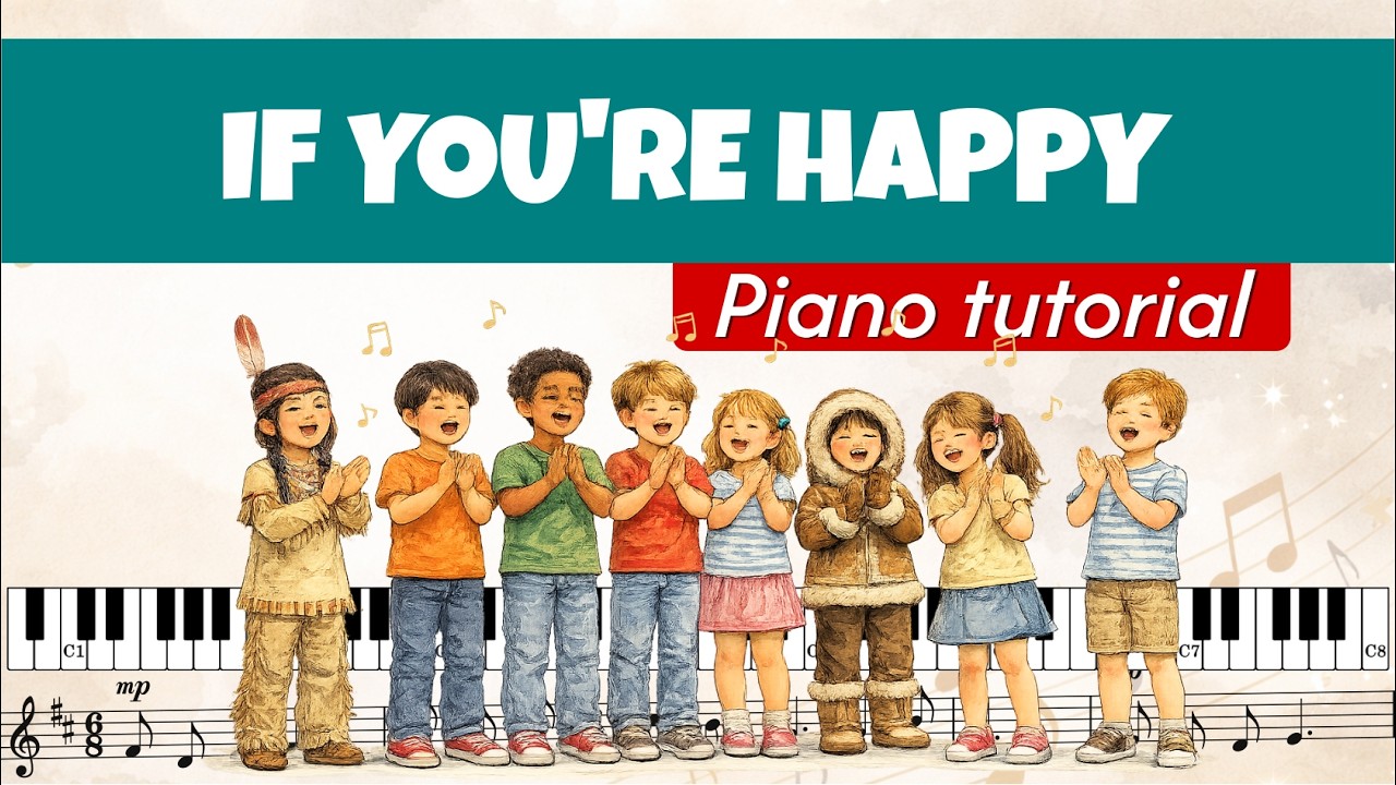 IF YOU'RE HAPPY - PIANO TUTORIAL