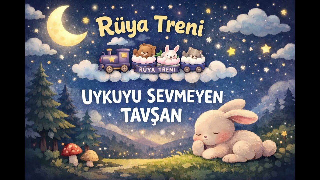 Uyumak İstemeyen Tavşan 🐰 | Uyku Öncesi Masal | Rüya Treni