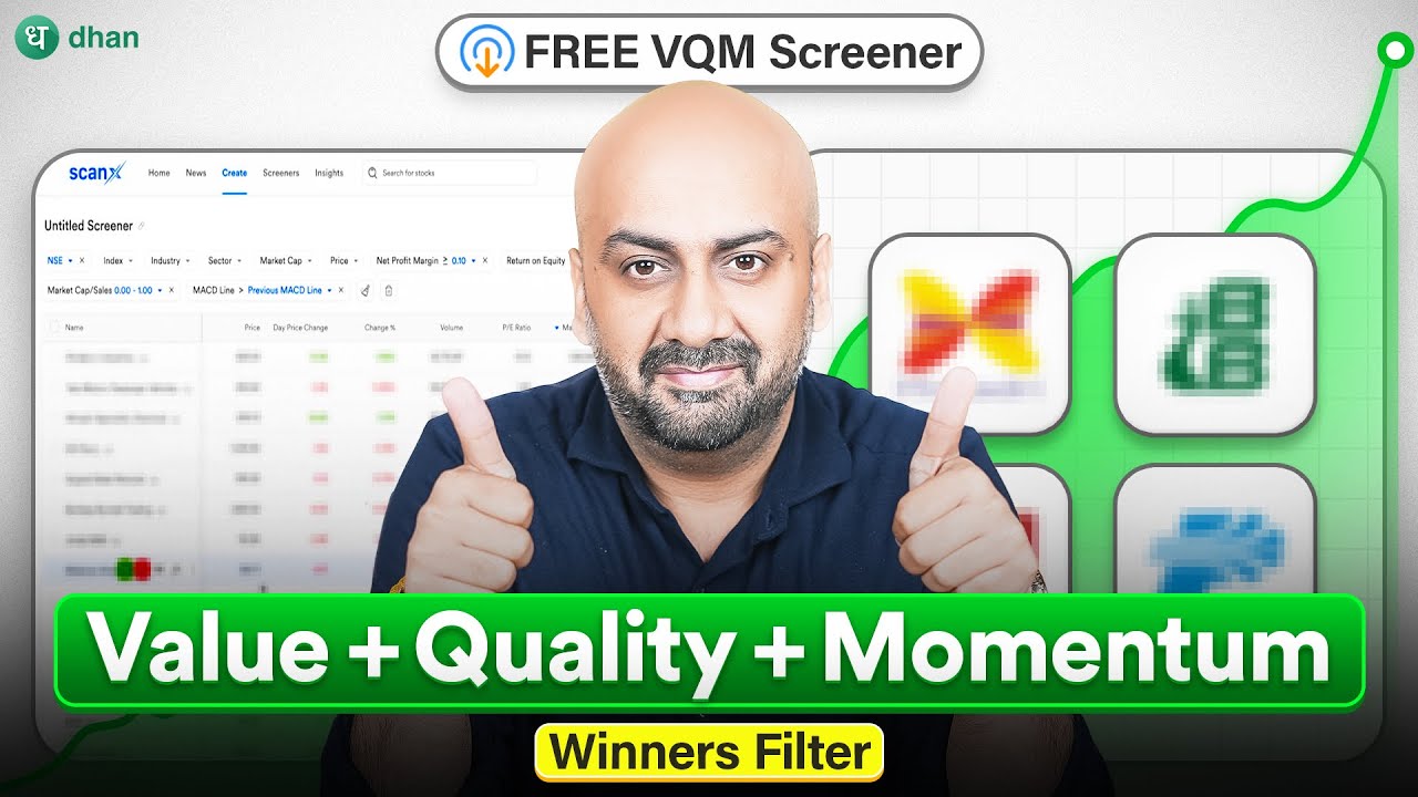 VQM Screener Strategy: Find Strong Stocks Fast (Value-Quality-Momentum)