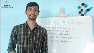 What is Pangram sentence and what's the improtence of Pangram শুদ্ধিবাক্য কী