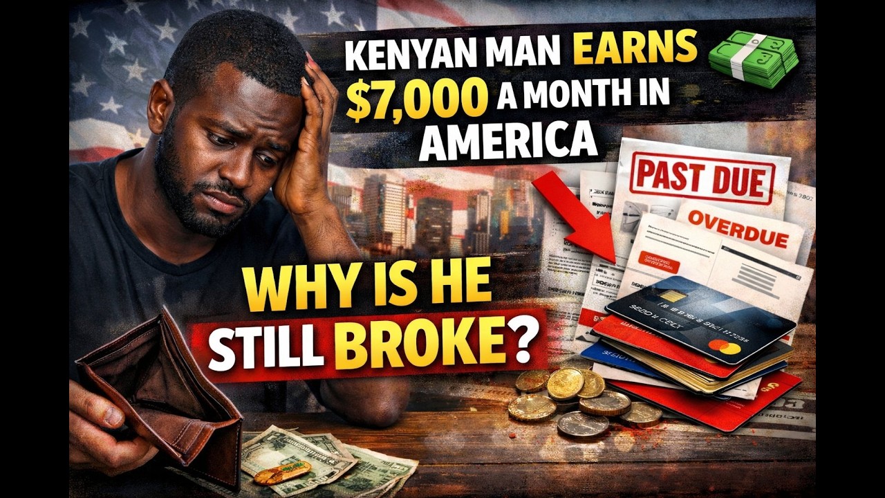 “Kenyan man Earns $7,000 a Month in America — Why Is He Still Broke?”
