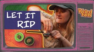Ashley Johnson’s First Beyblade Battle!