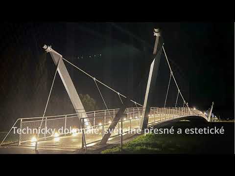 Lávka pro pěší Stříbrné jezero, Opava