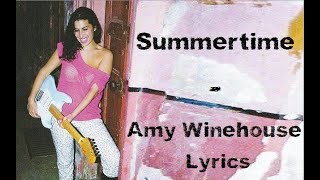Summertime - Amy Winehouse (Lyrics/Letra)