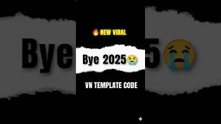 Best VN Video Editor Template Code 2025 | Aesthetic Reel Editing (Free QR Code)