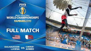 Lucena/Dalhausser vs. Ahmed/Cherif - Full Match | Beach Volleyball World Champs Hamburg 2019