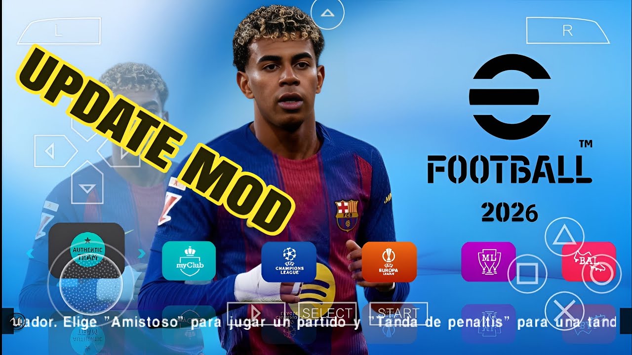 eFootball PES 2026 PPSSPP 🔥 Original ISO | New Kits & Transfers (4K Graphics)