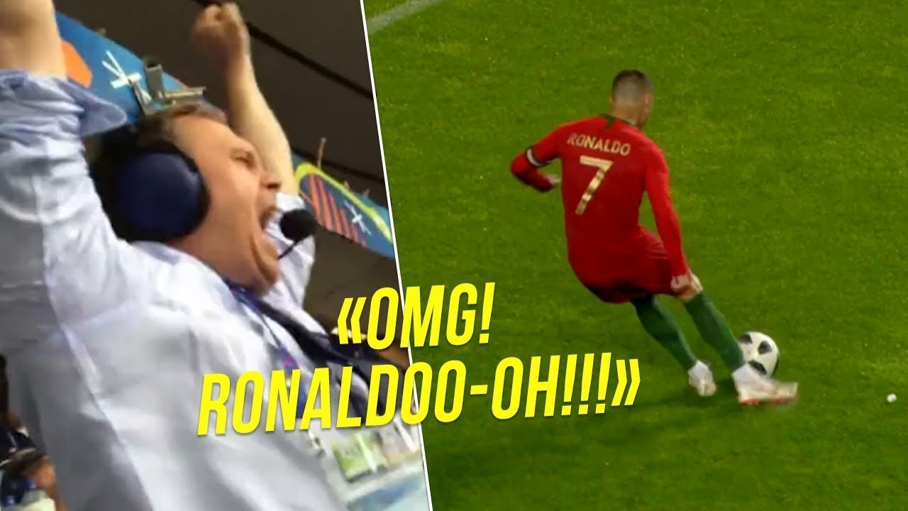 When COMMENTATORS GONE CRAZY😂😂 RONALDO INSANE GOALS