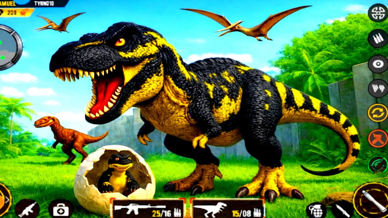 Best Dinosaur Survival Games – Realistic Dinosaur Games – Android Gameplay 